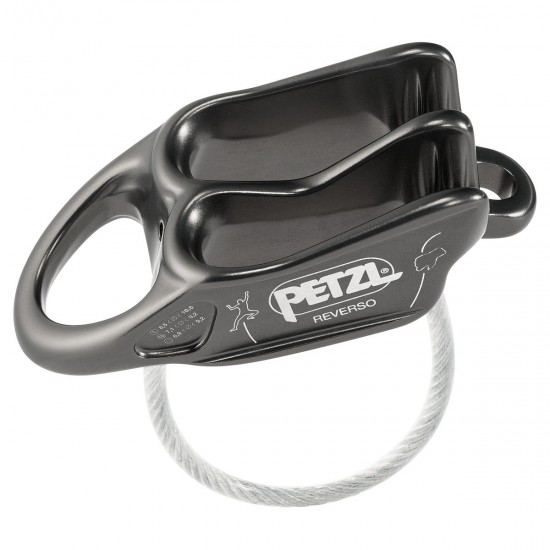 COBORATOR PETZL BELAY DEVICE REVERSO GREY D017AA00 COBORATOR PETZL BELAY DEVICE REVERSO GREY D017AA00