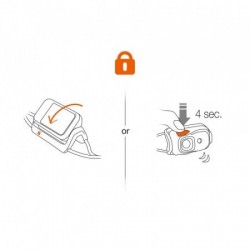 LANTERNA PETZL BINDI HEADLAMP ORANGE E102AA01