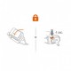 LANTERNA PETZL BINDI HEADLAMP ORANGE E102AA01 LANTERNA PETZL BINDI HEADLAMP ORANGE E102AA01