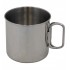 Cana inox 450 ml, cu maner pliabil
