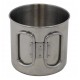 Cana inox 450 ml, cu maner pliabil Cana inox 450 ml, cu maner pliabil