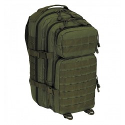 Rucsac modular 30 litri, multiple buzunare, compatibil sistem hidratare, verde MFH