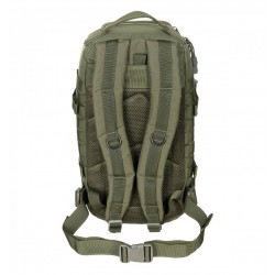 Rucsac modular Assault, 30 litri, multiple buzunare, compatibil sistem hidratare, verde MFH