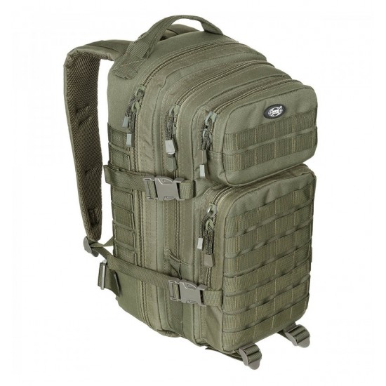 Rucsac modular Assault, 30 litri, multiple buzunare, compatibil sistem hidratare, verde MFH Rucsac modular Assault, 30 litri, multiple buzunare, compatibil sistem hidratare, verde MFH
