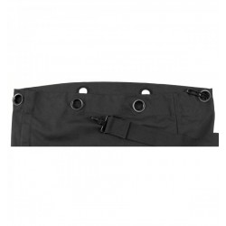 Sac militar US duffle bag, volum 100 litri, 100% bumbac, negru