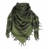 Shemagh negru olive esarfa arab, 115 x 110 cm, 100% bumbac MFH